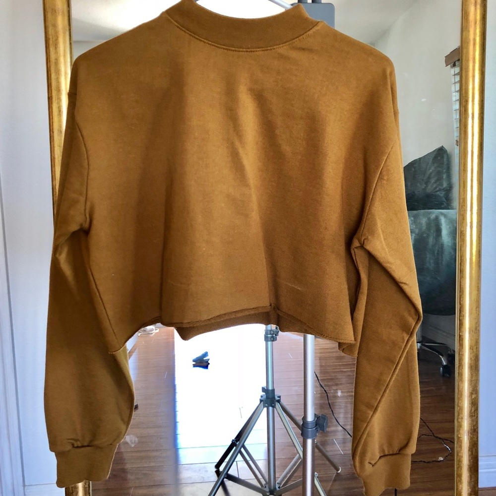 Nakd Brand Green/Yellow Crop Long Sleeve